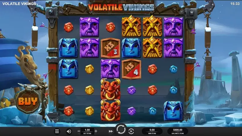 Volatile Vikings slot screenshot 1