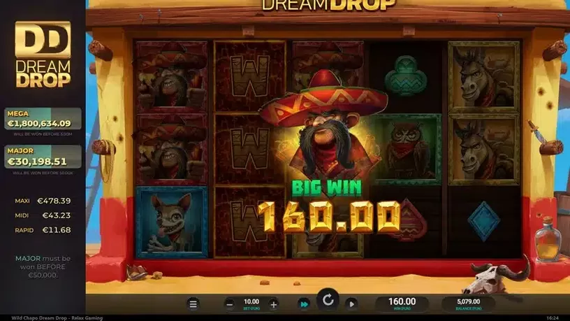 Wild Chapo Dream Drop slot screenshot 4