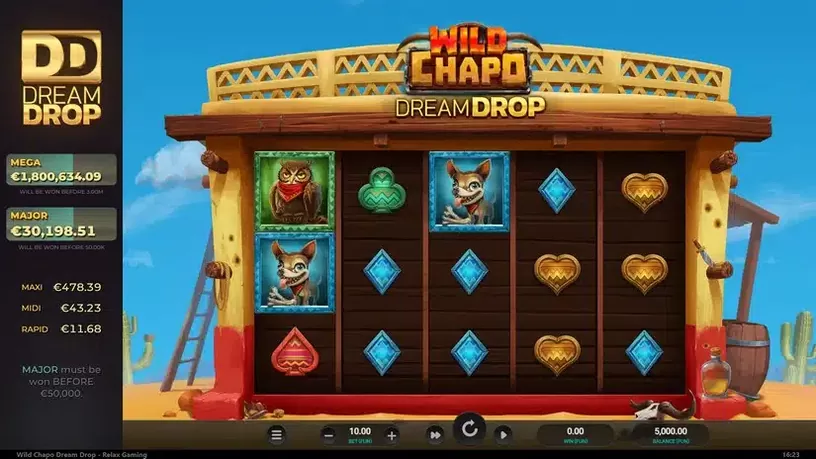 Wild Chapo Dream Drop slot screenshot 1