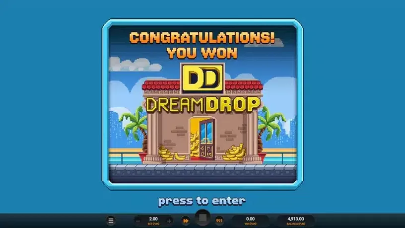 Banana Town Dream Drop slot screenshot 5