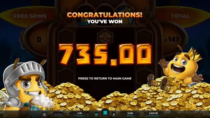 Beellionaires Dream Drop slot screenshot 6