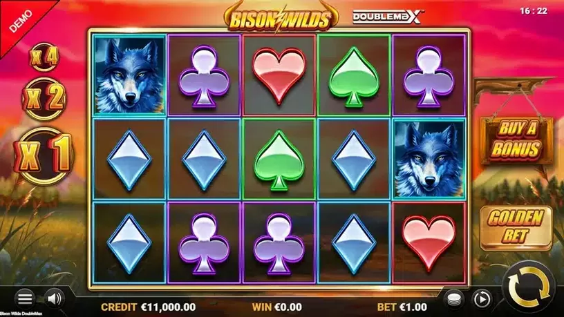 Bison Wilds DoubleMax slot screenshot 1