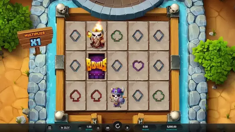 Bone Raiders slot screenshot 1