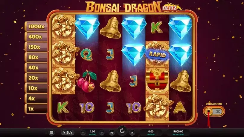 Bonsai Dragon Blitz Dream Drop slot screenshot 1