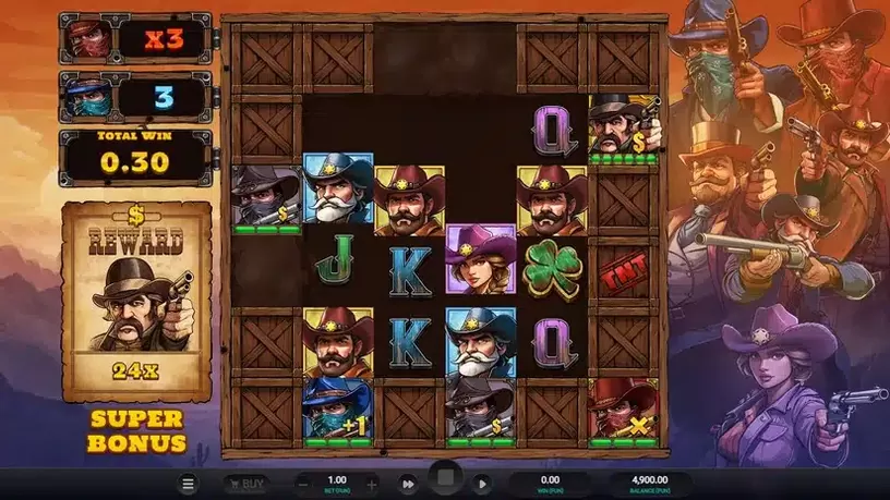 Bounty County slot screenshot 4