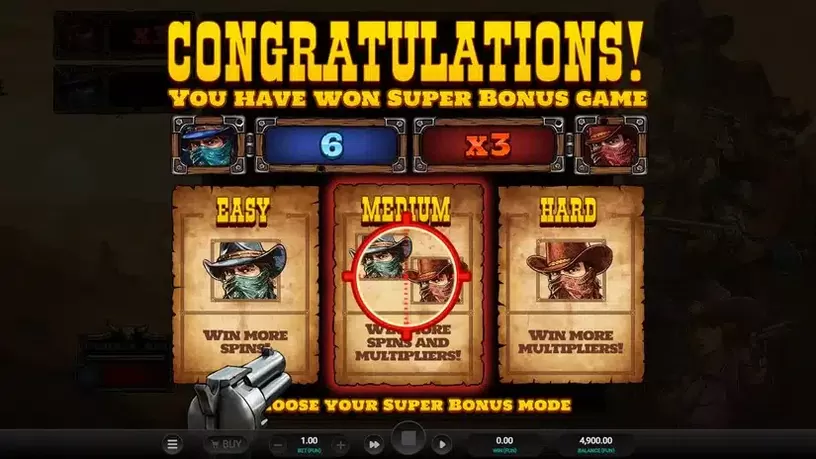 Bounty County slot screenshot 2