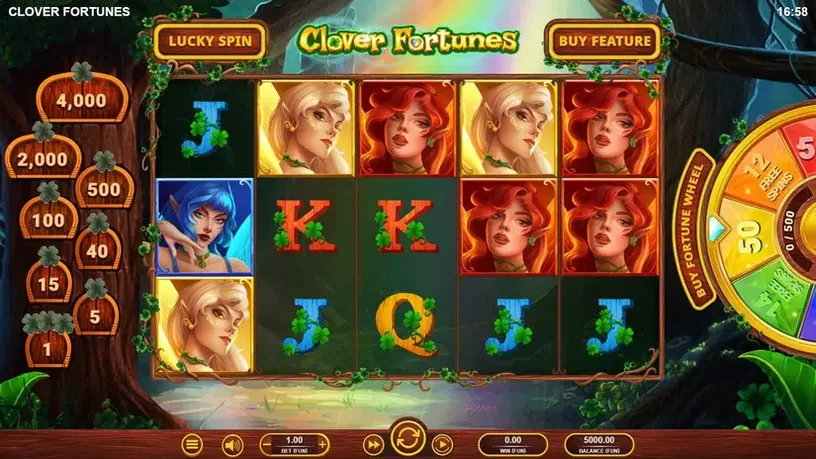 Clover Fortunes slot screenshot 1