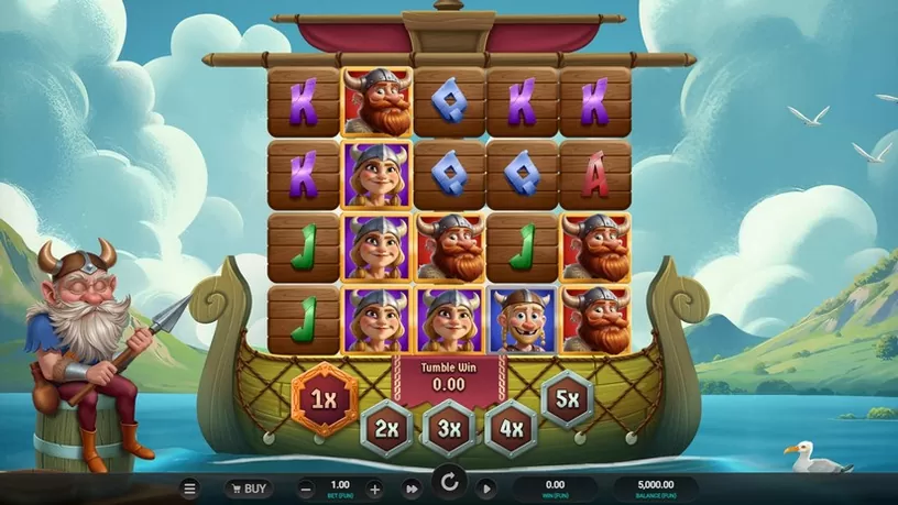 Cod of Thunder Dream Drop slot screenshot 1