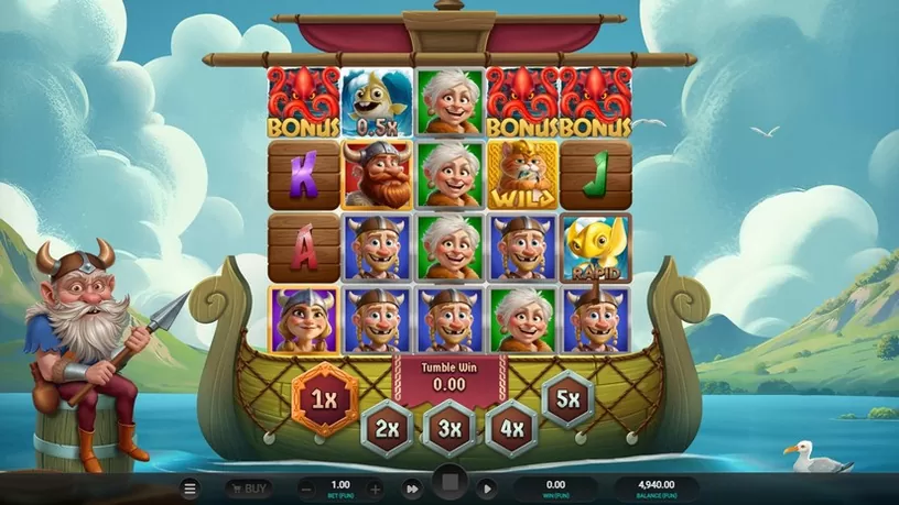 Cod of Thunder Dream Drop slot screenshot 2