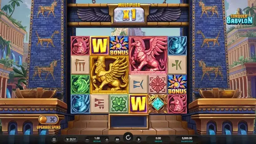 Conquer Babylon slot screenshot 2