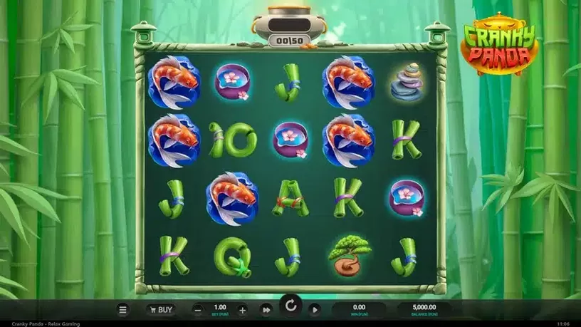 Cranky Panda slot screenshot 1