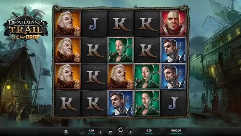 Dead Man’s Trail Dream Drop slot screenshot 1