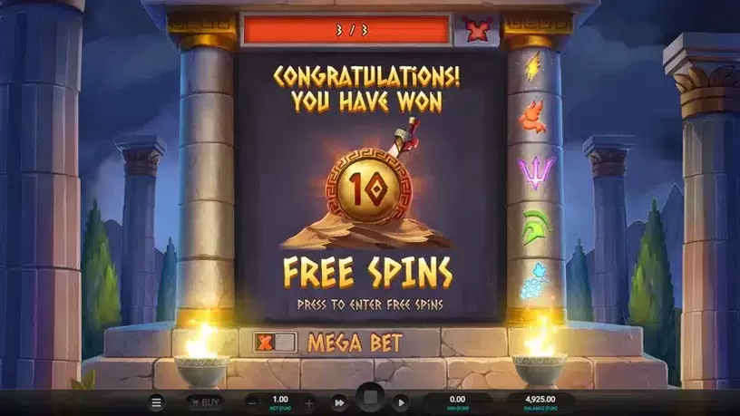 Divine Anarchy slot screenshot 2