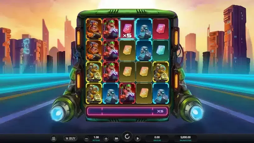 Galactic Racers slot screenshot 1