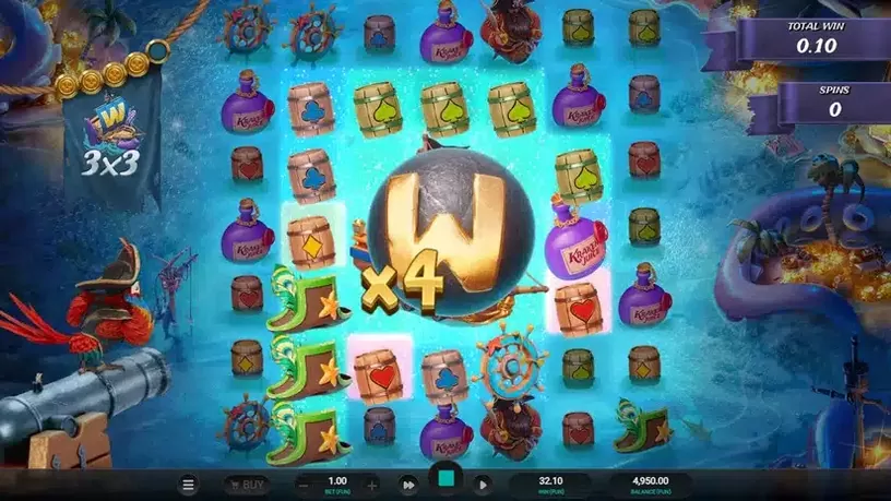 Kraken’s Cove slot screenshot 4