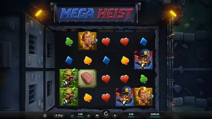 Mega Heist slot screenshot 1