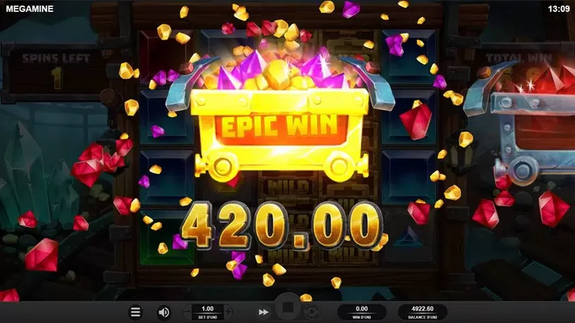 Mega Mine slot screenshot 8