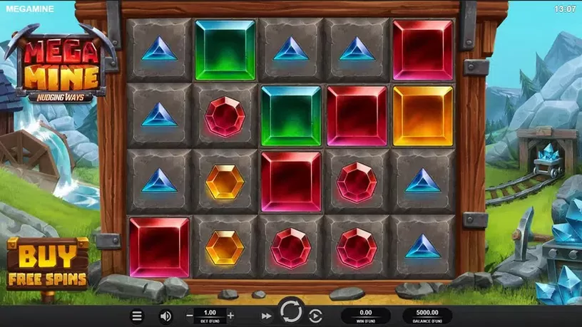 Mega Mine slot screenshot 1