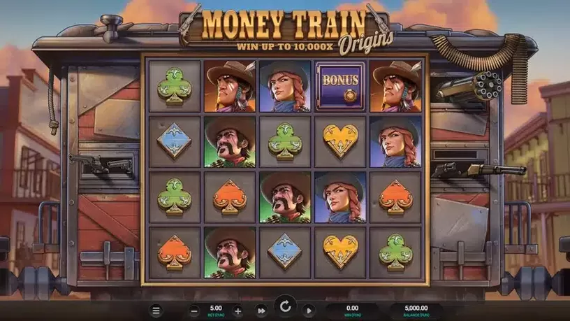 Money Train Origins Dream Drop slot screenshot 1