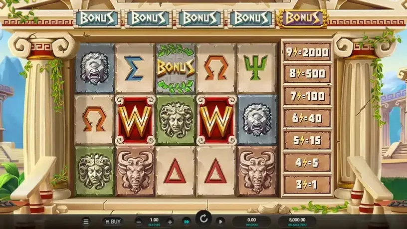Titan Strike slot screenshot 1