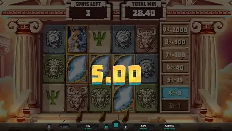 Titan Strike slot screenshot 6