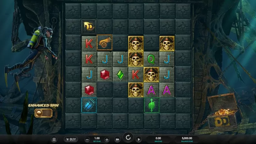 Treasure Tumble slot screenshot 1