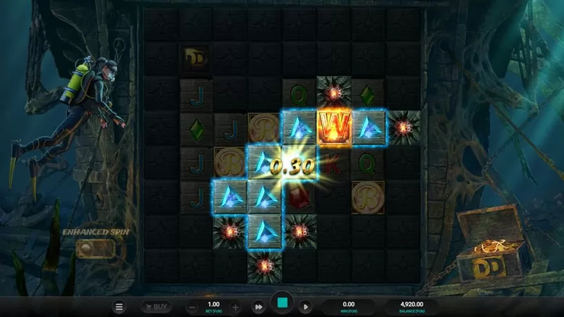 Treasure Tumble slot screenshot 2