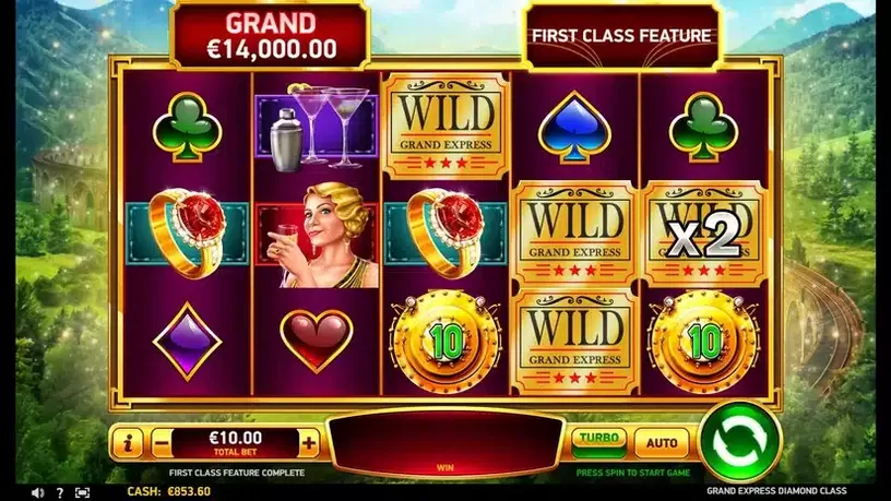 Grand Express Diamond Class slot screenshot 4