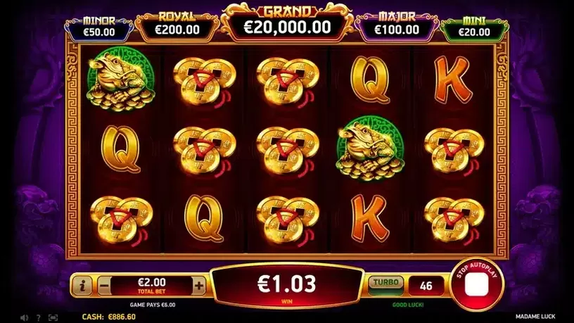 Madame Luck slot screenshot 4