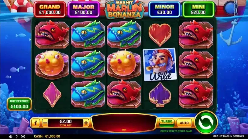 Mad Hit Marlin Bonanza slot screenshot 1