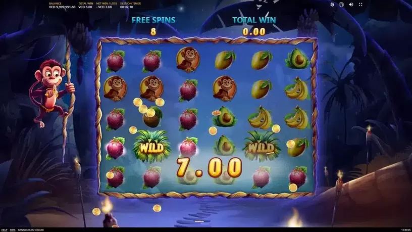 Banana Blitz Deluxe slot screenshot 7