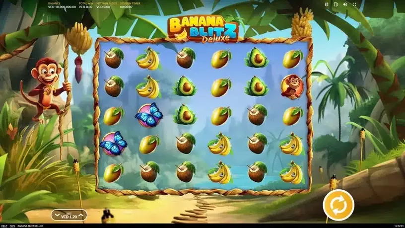 Banana Blitz Deluxe slot screenshot 1