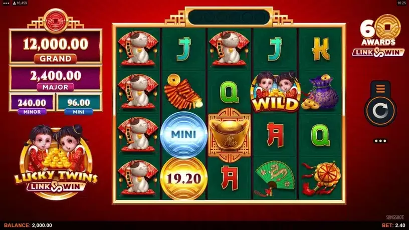 Lucky Twins Link and Win slot screenshot 4