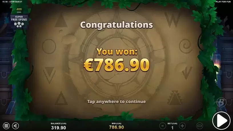 Coin Quest slot screenshot 8