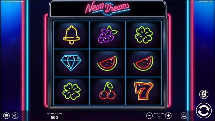 Neon Dreams slot screenshot 1