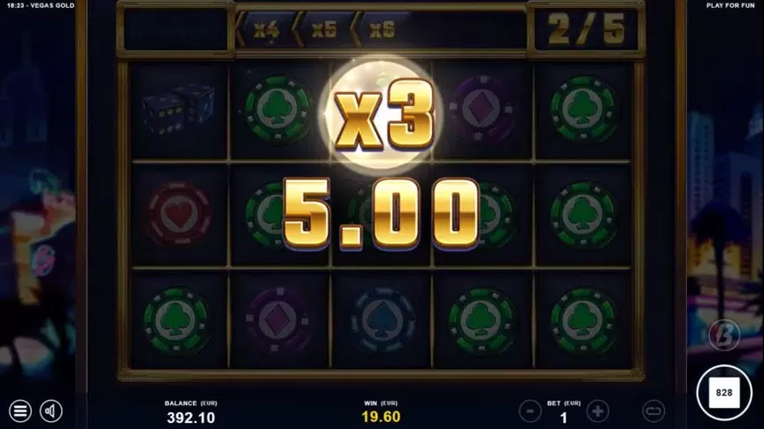 Vegas Gold slot screenshot 9