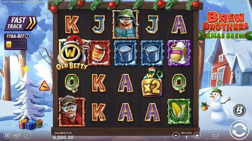 Brew Brothers Xmas Brew slot screenshot 1