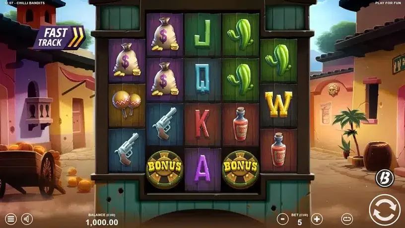 Chilli Bandits slot screenshot 1