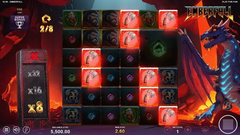 Emberfall slot screenshot 5