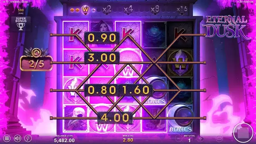 Eternal Dusk slot screenshot 6