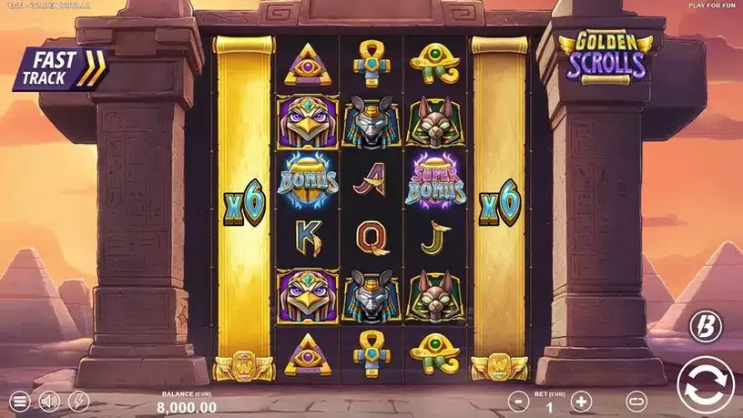 Golden Scrolls slot screenshot 1