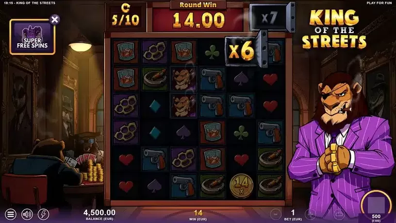 King of the Streets slot screenshot 5
