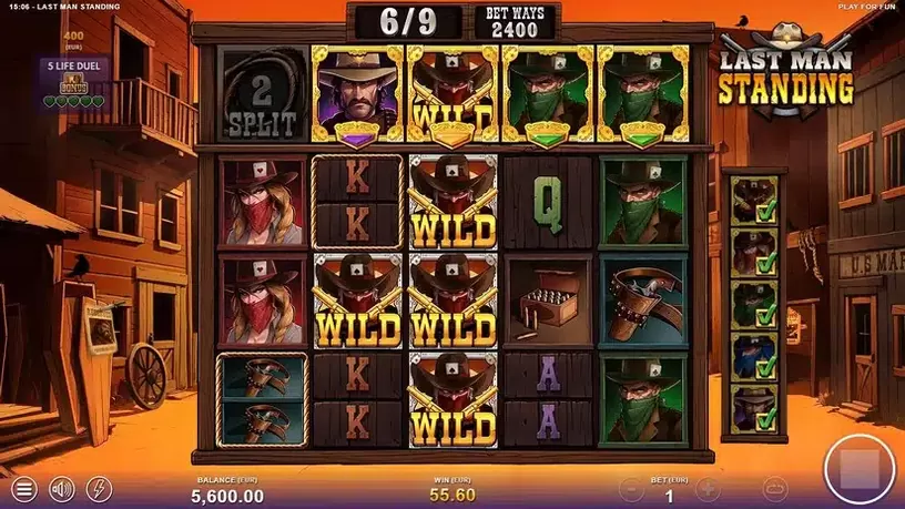 Last Man Standing slot screenshot 7