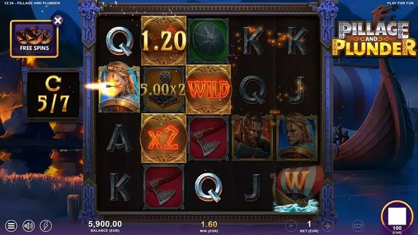 Pillage & Plunder slot screenshot 5