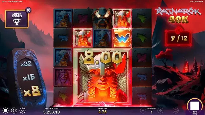Ragnarok 40K slot screenshot 4