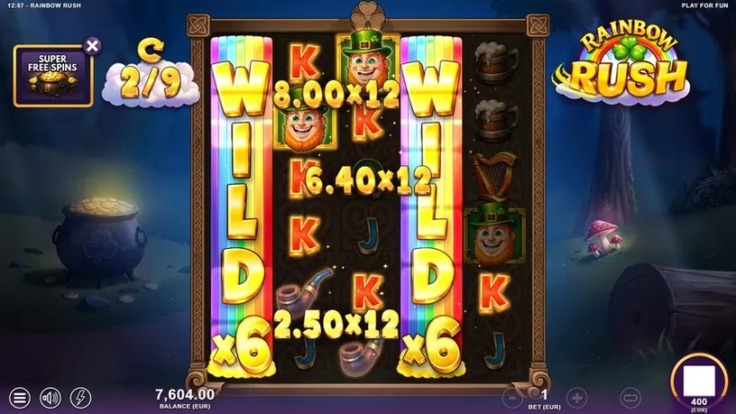 Rainbow Rush slot screenshot 4