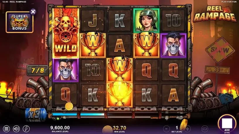 Reel Rampage slot screenshot 6