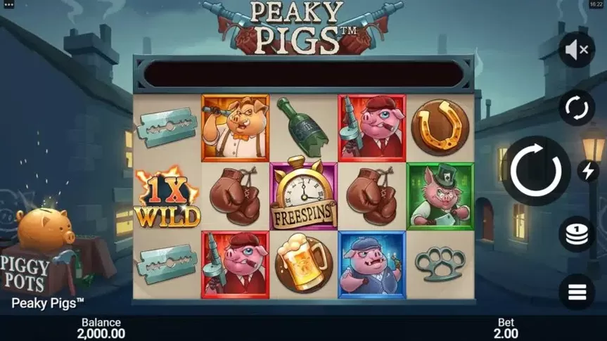 Peaky Pigs slot screenshot 1