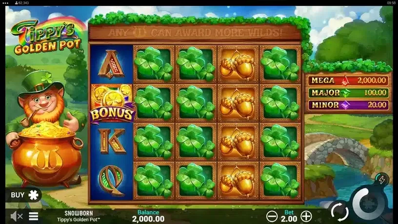 Tippy’s Golden Pot slot screenshot 1