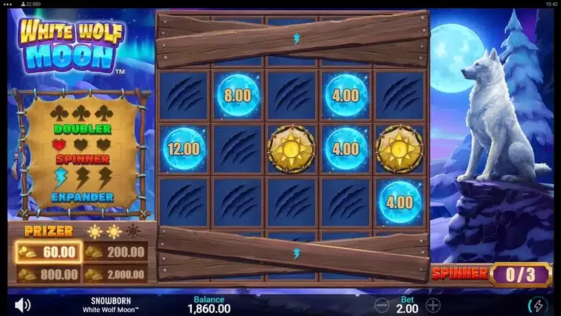 White Wolf Moon slot screenshot 5